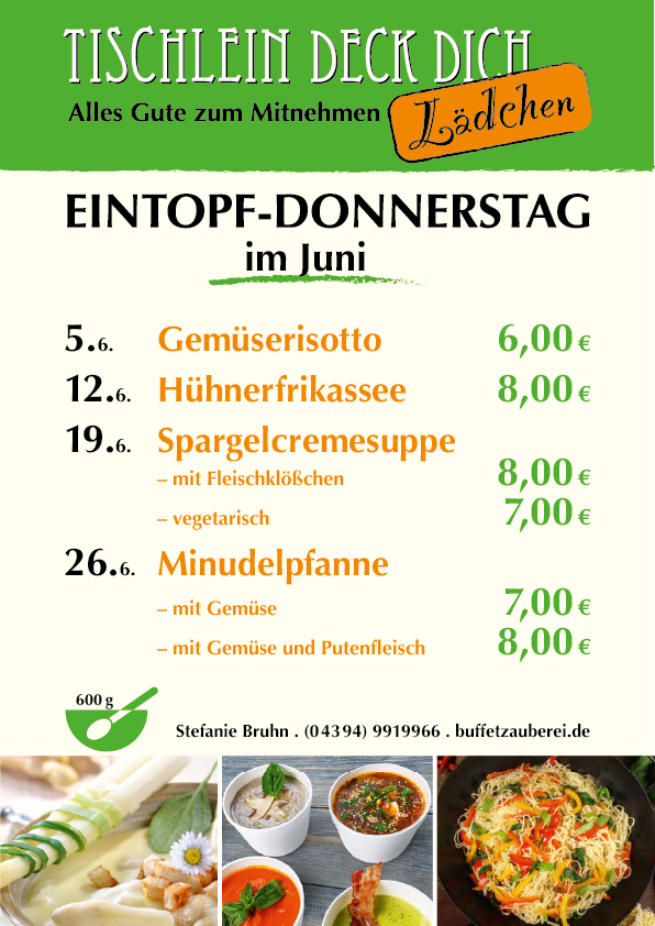 Eintopftag im Juni