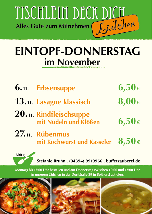 Eintopftag im November